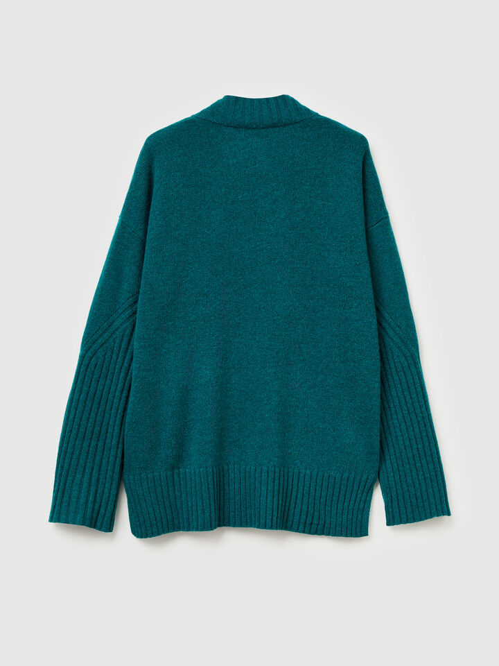 V NECK SWEATER L/S Women image number 6